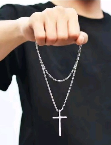 Simple cross stainless - cross, steel