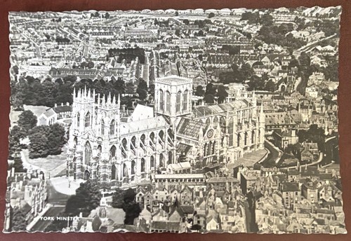 Postcard york minster - of,