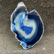 Black Agate Slice 2.5-3 Inch