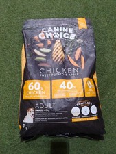 Canine Choice 60% Chicken Adult Small Breed Dog 7kg Bag Hole BB11/25