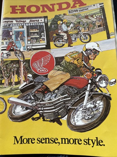 1976 honda motorcycle sales - honda,