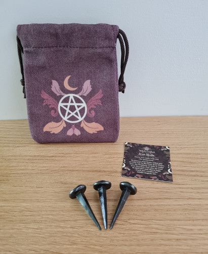 Witch casket iron nails - casket,