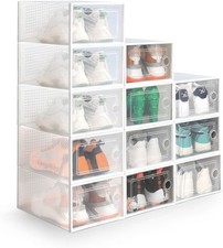 Stackable Shoe Storage Boxes - Premium Quality, Durable & Space-Saving