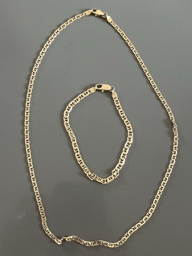14ct gold necklace - gold,