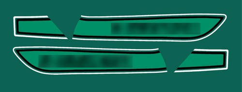 Fuel tank decal set - tank,