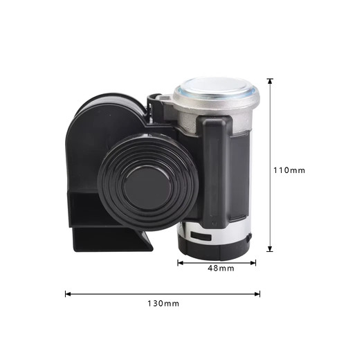 12v black snail compact dual - black,