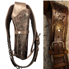 Tooled Leather Western 30-32