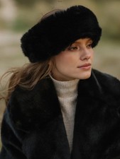 River Island Black Faux Fur