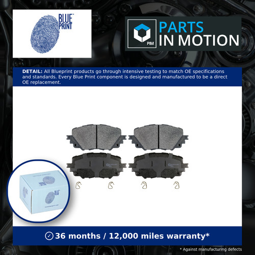 Brake pads set fits fiat - pads,