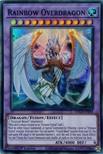 SDCB-EN043 RAINBOW OVERDRAGON SUPER RARE 1ST EDITION YuGiOh CARD