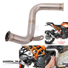 Exhaust Mid Link Pipe Replace Catalyst Modified For Duke 125 250 390 RC390 17-20