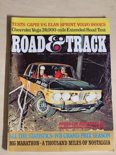 Vintage road track magazine - vintage,