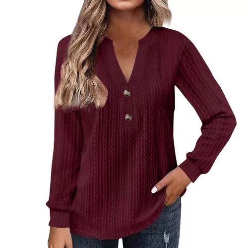 Ladies jumper top neck - jumper, v