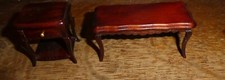Vintage Doll House Dark Wood