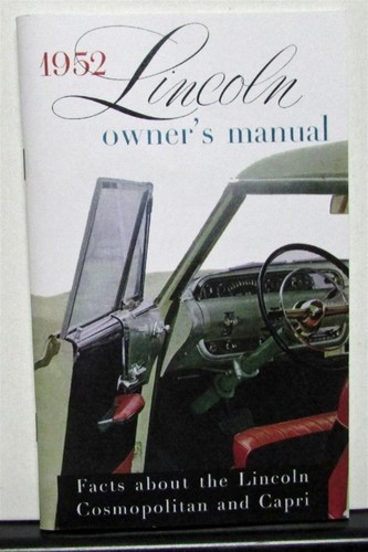 1952 lincoln owners - 1952,