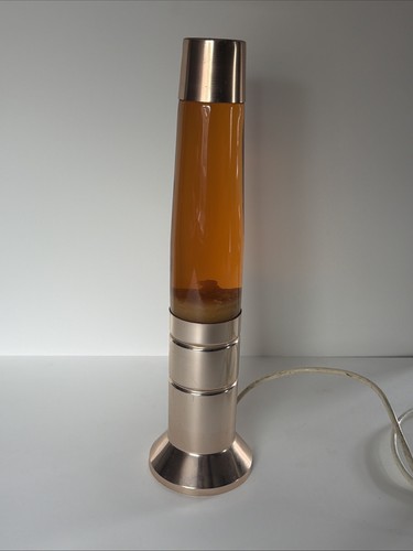 Vintage 1970s lava lamp copper - vintage,