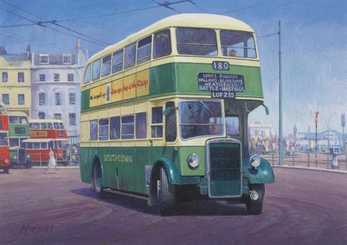 Leyland pd2 southdown brighton - leyland,