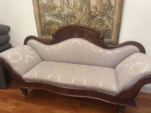 Large antique victorian sofa - antique,