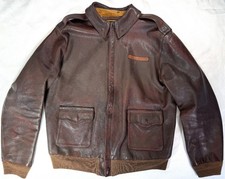 Pearl Harbor Movie Cast & Crew EASTMAN LEATHER CLO TYPE A-2 Flight Jacket 44