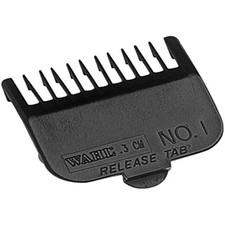 Wahl No1 Clipper Attachment Comb 3mm Black – Fits Super Taper, Magic Clip