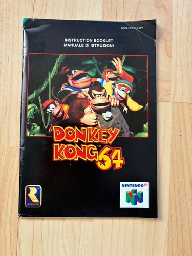 Nintendo n64 instruction - nintendo,