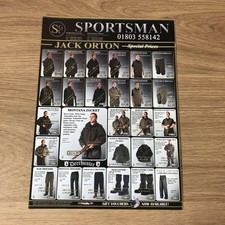 GUNS91 MAGAZINE ADVERT 12X9 SGC: DEERHUNTER MONTANA JACKET