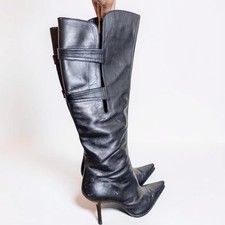 Sergio Rossi Black Leather