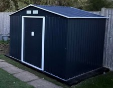 Large Metal Garden Shed 9 x