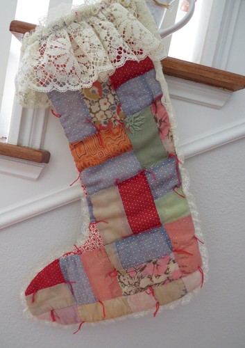 Quilted patchwork christmas - patchwork,