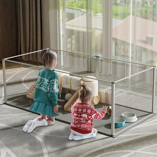 Thickened acrylic pet playpen - acrylic,