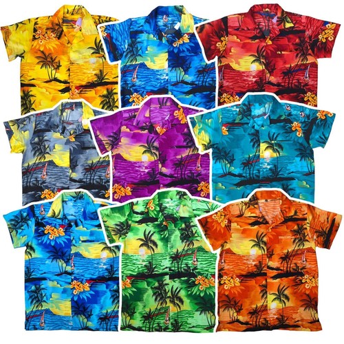 Mens hawaiian shirt stag - shirt, beach