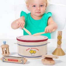 Wooden Xylophone Drum Set for