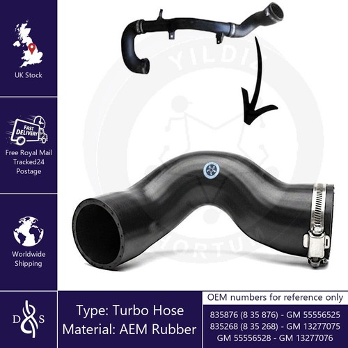 Turbo hose upper - fits, vauxhall