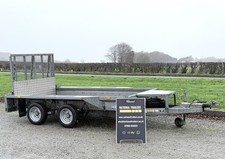 Ifor Williams GX105 10ft Twin Axle (3500kg) Plant Digger Trailer - Ivor Nugent