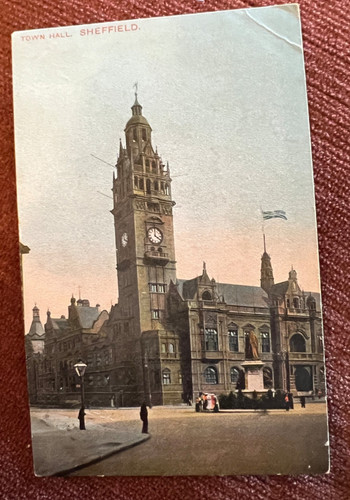 Antique postcard sheffield - antique,