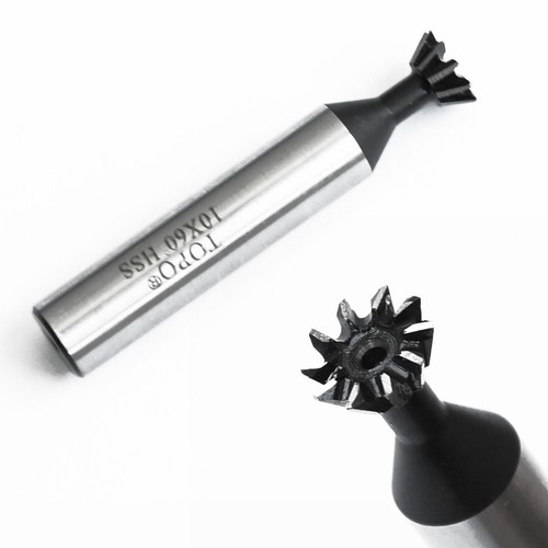 Degree dovetail cutter - 60-degree, end
