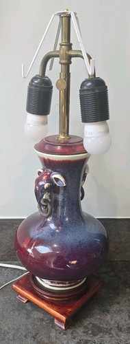 Elephant vase lamp chinese - vase,