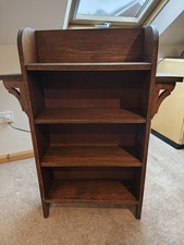 Solid oak bookcase