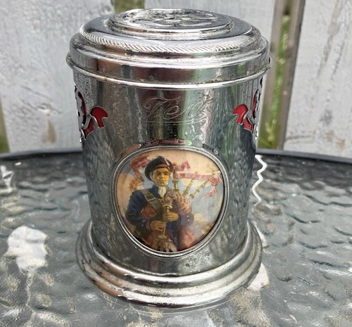 Vintage scottish bagpiper - vintage,