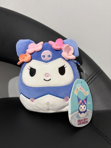 Kuromi squishmallow hello - kuromi,