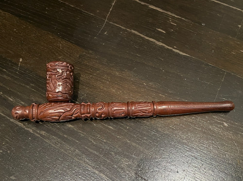 Vintage hand carved wooden - vintage,