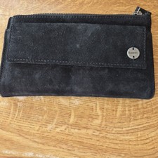 Superdry Black Suede Wallet. Brand New. Never Used. Great Condition No Marks VGC