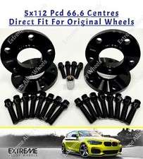 Alloy Wheel Spacers 20mm Black