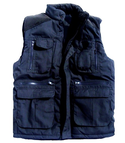 Gents plain navy bodywarmer - plain,