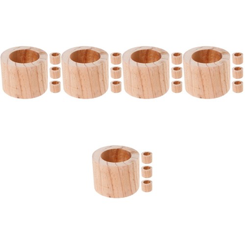 Beige wooden planter box - beige,