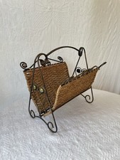 Vintage Folding Magazine Rack