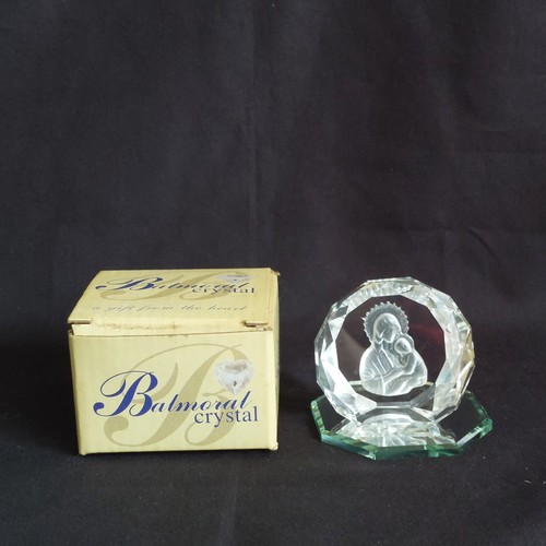 Balmoral crystal virgin mary - crystal,