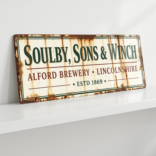 Soulby sons winch sign 28cm - soulby,