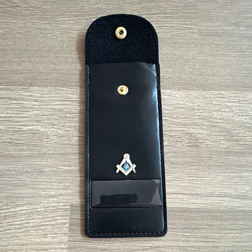 Black masonic square - black, &
