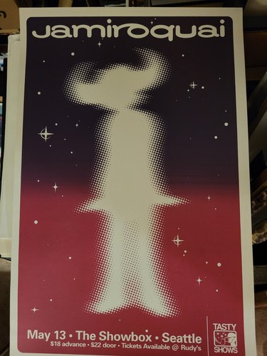 Vintage jamiroquai concert - jamiroquai,